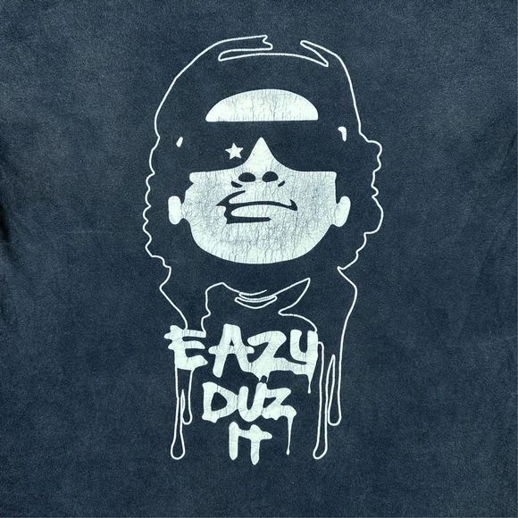 Vintage Eazy-E “Eazy Duz It” Crew Neck Tee - Cut Tag - Picture 2 of 5